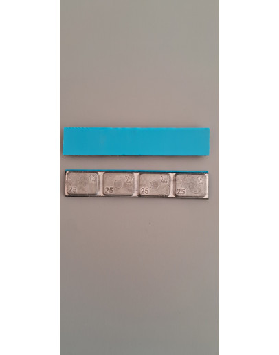 ТЯГАРЦІ САМОКЛЕЮЧІ для вантажних авто (ТОАЛ) - 25гр х 4 СВИНЕЦЬ (25шт/уп)